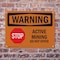 Signmission Active Mining Do Not Enter With Symbol OSHA Warning Sign, Plastic, 10in W x 7in L, 2PK OS-2PACK-WS-P-710-L-12456 - alternate 3